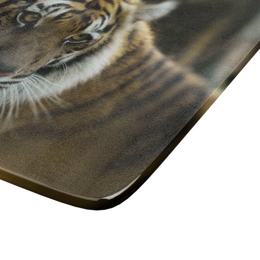 Bengalisch Tiger Schneidebrett (Ecke)