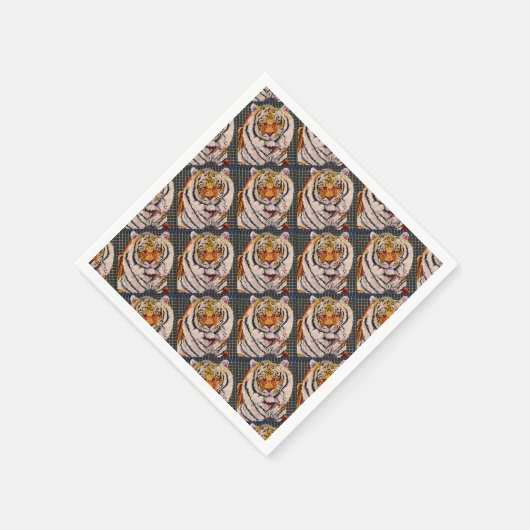 Bengalisch Tiger Serviette (Ecke)