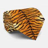 Bengalisch Tiger Striped Neck Tie Krawatte (Gerollt)