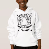Bengalisch Tiger Universell Pullover Hoodie (Vorderseite)