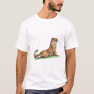 Bengalisch Tiger Yoga Pose Meditation Zen Workout T-Shirt