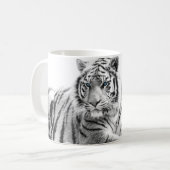 Bengalisch White Tiger Kaffeetasse (Vorderseite Links)