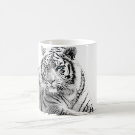 Bengalisch White Tiger Kaffeetasse (Mittel)