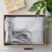 Bengalisch White Tiger Seidenpapier (Geschenk)