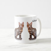 Bengalische Cat-Tasse Kaffeetasse (VorderseiteRechts)