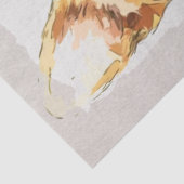 Bengalische Cat Watercolor Sketch Seidenpapier (Detail)