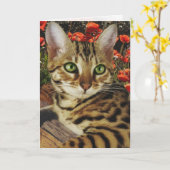 Bengalische Karten und Sticker (Gelbe Blume)