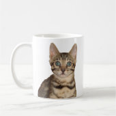 Bengalische Kätzchen-Tasse Kaffeetasse (Links)