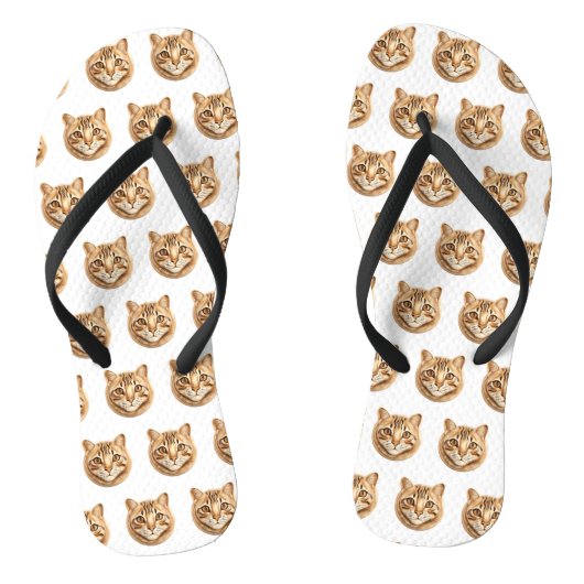 Bengalische Katze 3D Inspiriert Badesandalen (Fußbett)