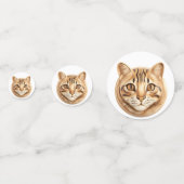 Bengalische Katze 3D Inspiriert Konfetti (Vorderseiten)