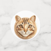 Bengalische Katze 3D Inspiriert Konfetti (Klein Vorderseite)