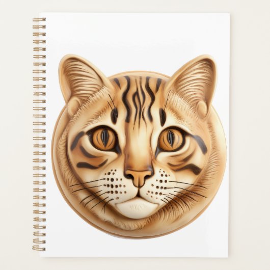 Bengalische Katze 3D Inspiriert Planer (Vorderseite)