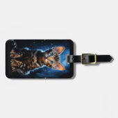 Bengalische Katze Gepäckanhänger (Vorderseite horizontal)