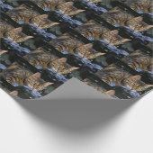 Bengalische Katze Geschenkpapier (Ecke)