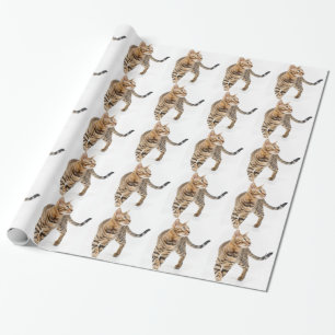 Bengalische Katze Geschenkpapier