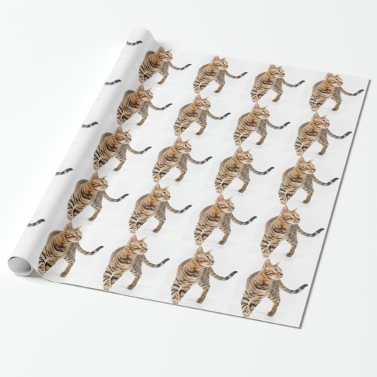 Bengalische Katze Geschenkpapier (Ungerollt)