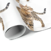 Bengalische Katze Geschenkpapier (Rolleneckpunkt)