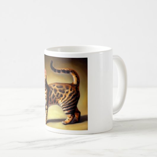 Bengalische Katze Kaffeetasse (VorderseiteRechts)