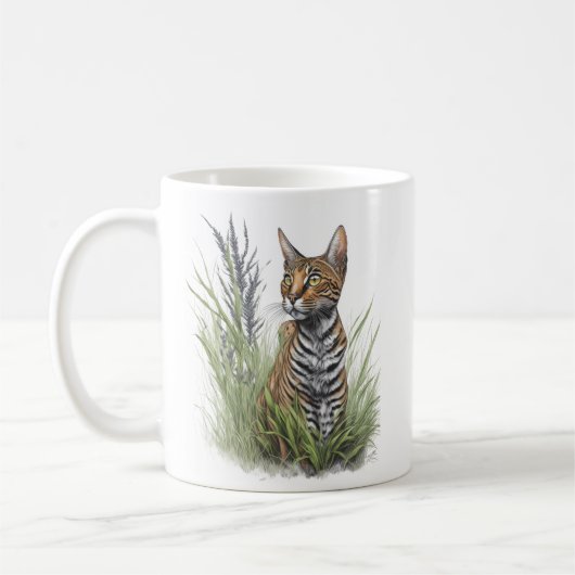 Bengalische Katze Kaffeetasse (Links)