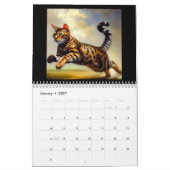 Bengalische Katze Kalender (Jan 2027)