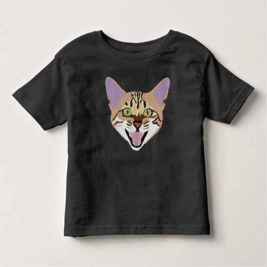 Bengalische Katze Kleinkind T-shirt (Vorderseite)