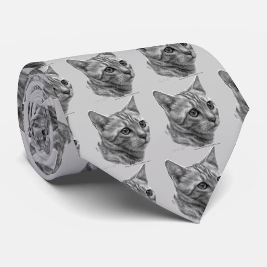 Bengalische Katze Krawatte (Gerollt)