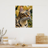 Bengalische Katze - Kunstdrucke Poster (Küche)