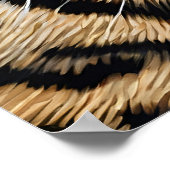 Bengalische Katze - Kunstdrucke Poster (Ecke)