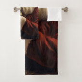 Bengalische Katze mit Weihnachtsfeiertag Badhandtuch Set (Insitu)