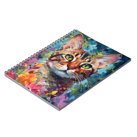 Bengalische Katze Notizblock (Linke Seite)