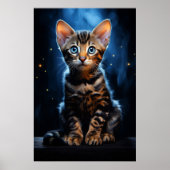 Bengalische Katze Poster (Vorne)