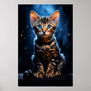 Bengalische Katze Poster