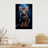 Bengalische Katze Poster (Küche)