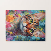 Bengalische Katze Puzzle (Horizontal)