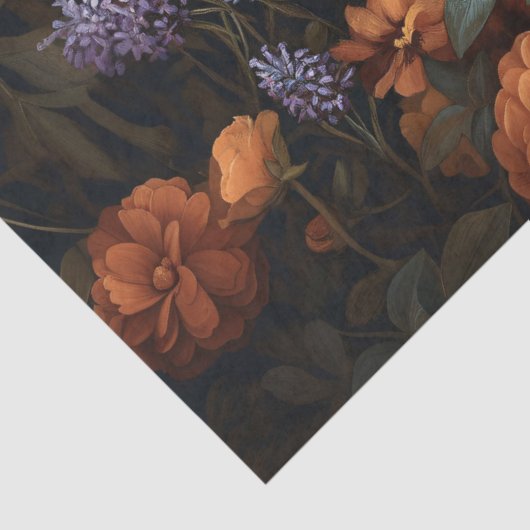 Bengalische Katze Schöne Blume Dekoupage Seidenpapier (Detail)