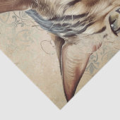Bengalische Katze Seidenpapier (Detail)