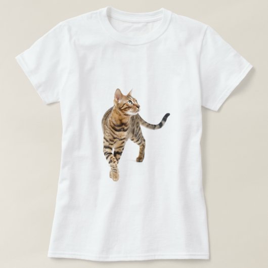 Bengalische Katze T-Shirt (Design vorne)