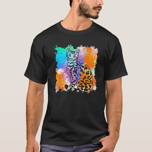 Bengalische Katze T-Shirt (Vorderseite)