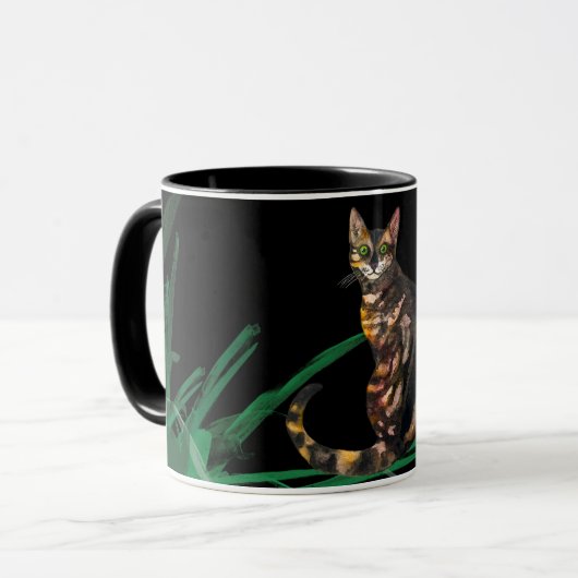 Bengalische Katze Tasse (Vorderseite Links)