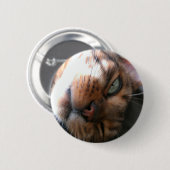 Bengalische Katze verrückt Button (Vorne & Hinten)