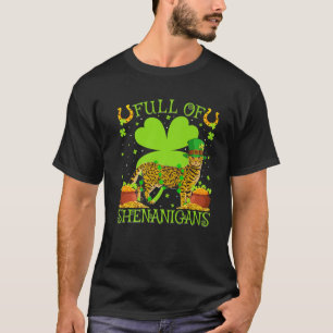Bengalische Katze voll von Shenanigans Bengalische T-Shirt