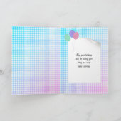 Bengalische Katze zum Geburtstag Karte (Innenseite)