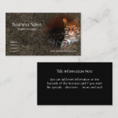 Bengalische Katzen-/Kitty-Geschäfts-Karten Visitenkarte (Vorne/Hinten)