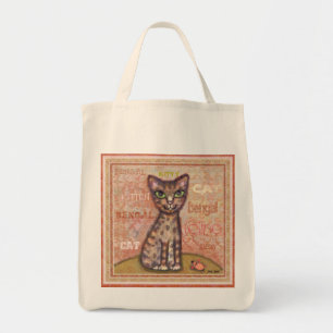 Bengalische Katzen-Kunst Tragetasche
