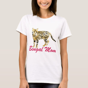 Bengalische Katzen-Mama T-Shirt