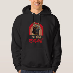Bengalische Katzen NICHT JETZT PASANT Funny Vintag Hoodie