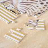 Bengalische Katzen Ochre Streifen Puzzle (Seite)