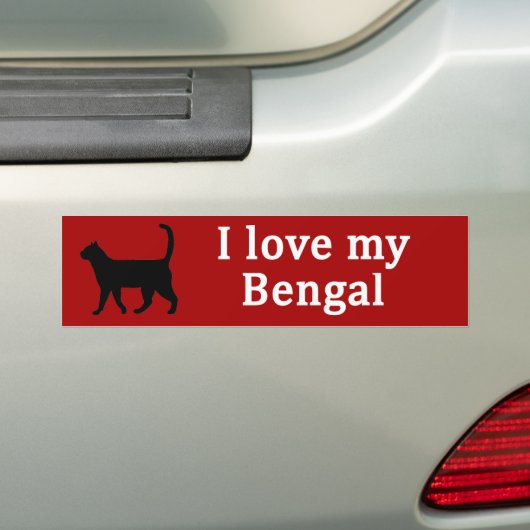 Bengalische Liebe Autoaufkleber (Auf Auto)