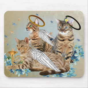 Bengalische perfekte Engel Mousepad