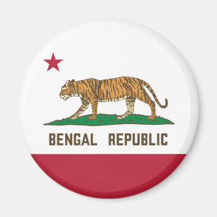 Bengalische Republik Tiger Flagge Bengali Magnet